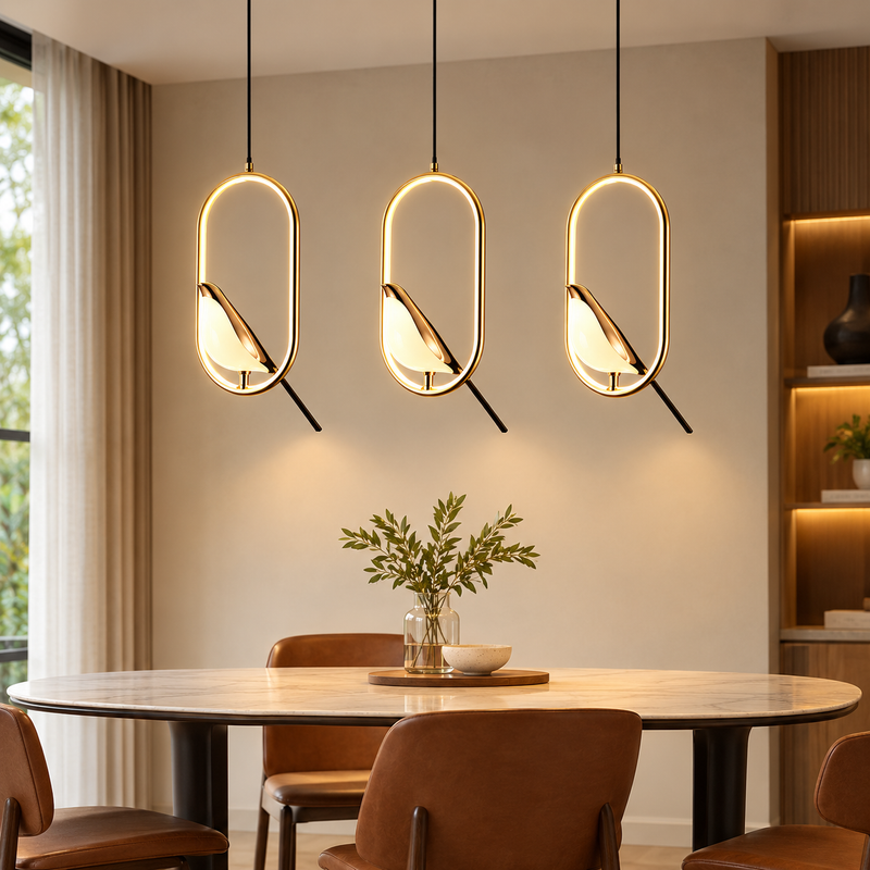 Modern Bird LED Pendant Light