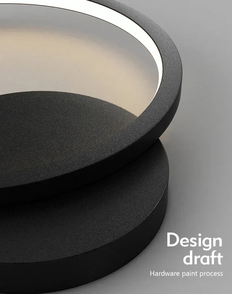 Nordic LED Wall Sconce | Black, White & Gold Accent Light – Ducent Decor,