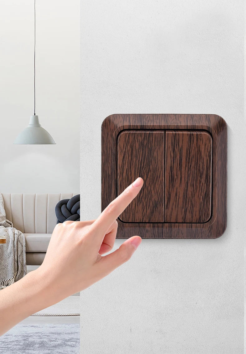  2-Gang Rocker Wall Switch | Ducent Decor.