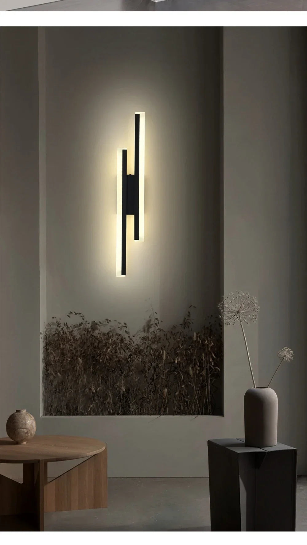 Modern LED Wall Lamp – Iron & Acrylic Sconce for Bedroom, Living Room, Hallway & Foyer.