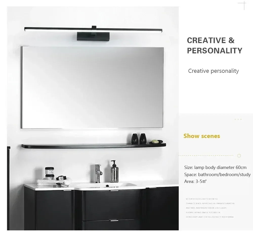 LED Aluminum Wall Lamp – Line Sconce for Bedroom & Indoor Lighting.