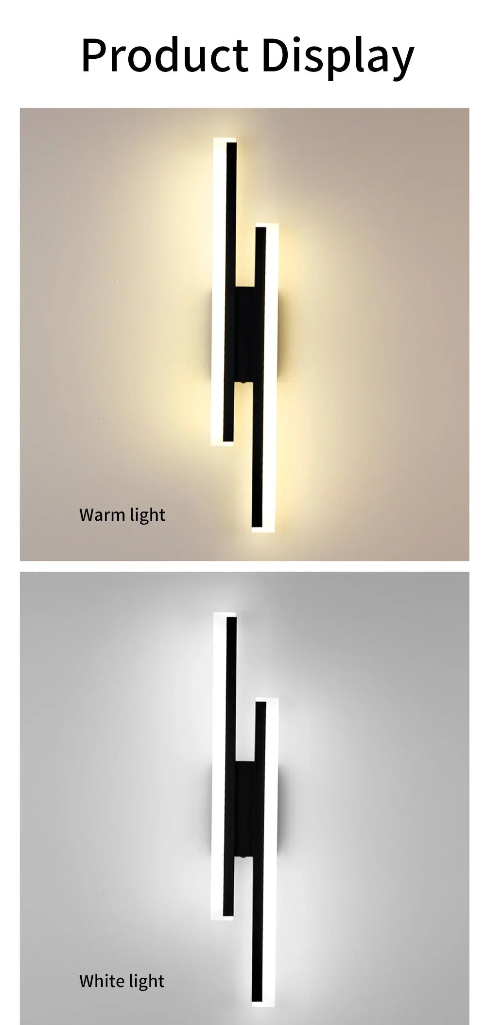 Modern LED Wall Lamp – Iron & Acrylic Sconce for Bedroom, Living Room, Hallway & Foyer.