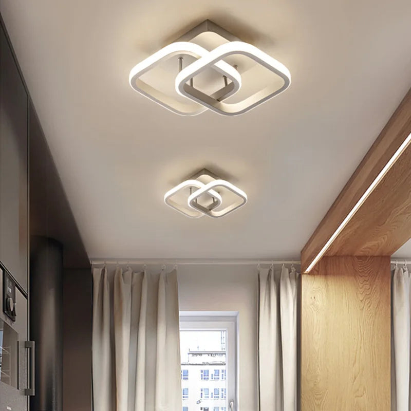 Modern LED Aisle Chandelier | Dimmable Ceiling Light for Corridor, Stairs, Bedroom & living room