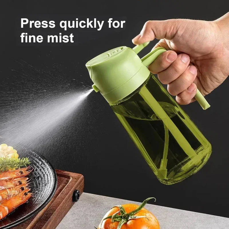 2-in-1 Oil Dispenser & Sprayer For Cooking