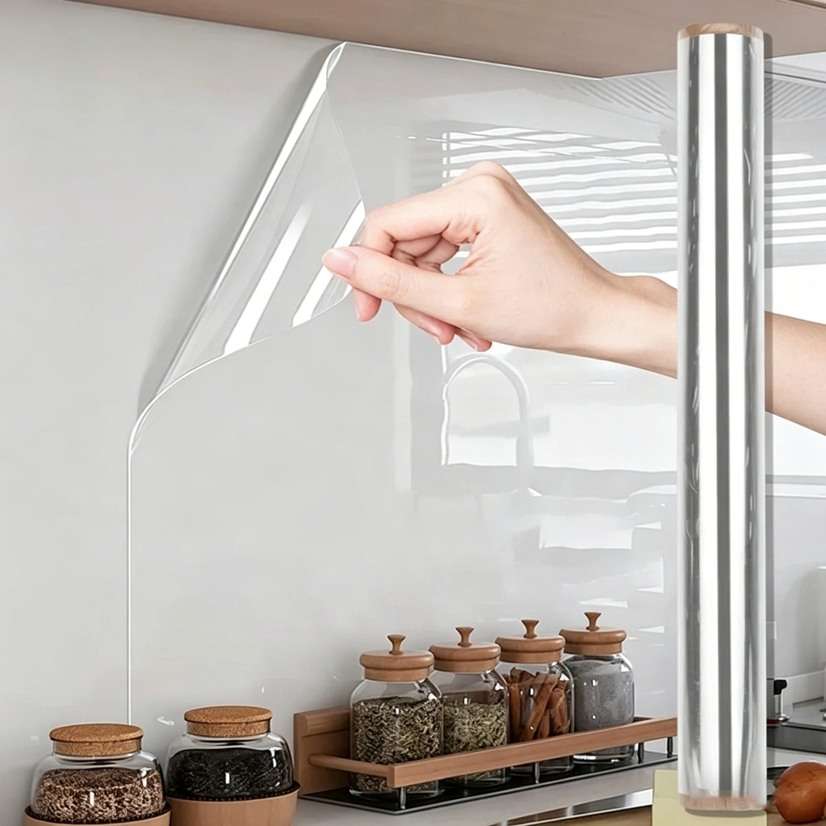 Waterproof Stain-Resistant Removable Transparent Wall Film
