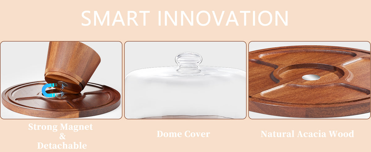 Dessert Display Holder with Cover