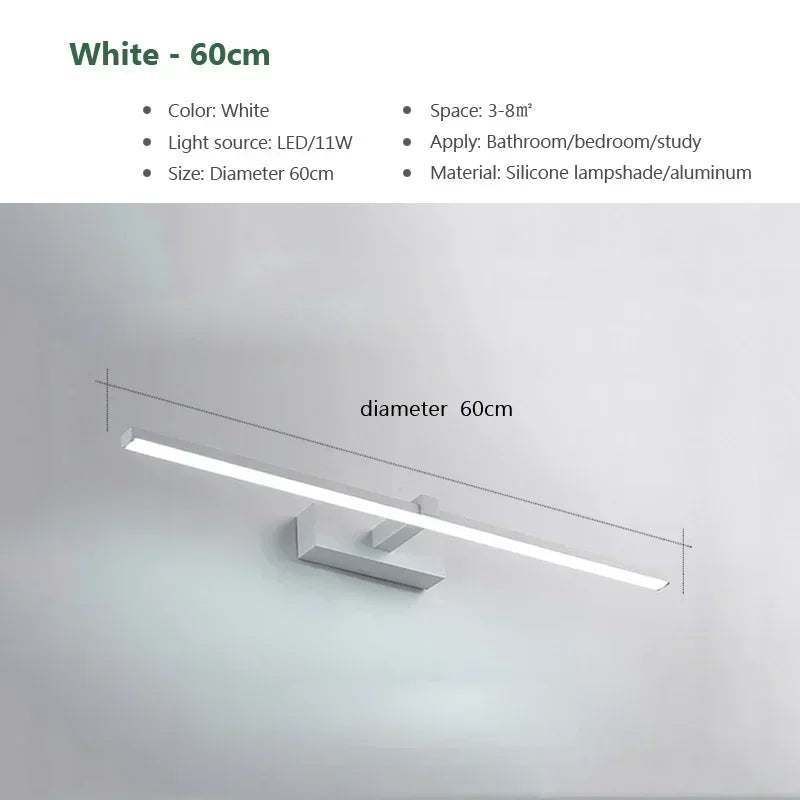 LED Aluminum Wall Lamp – Line Sconce for Bedroom & Indoor Lighting.