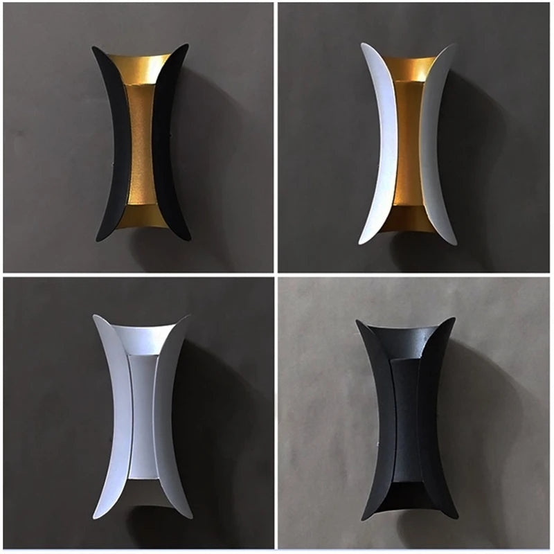 LED Wall Lamp Outdoor Indoor Adjustable Wall Sconce for outside.
