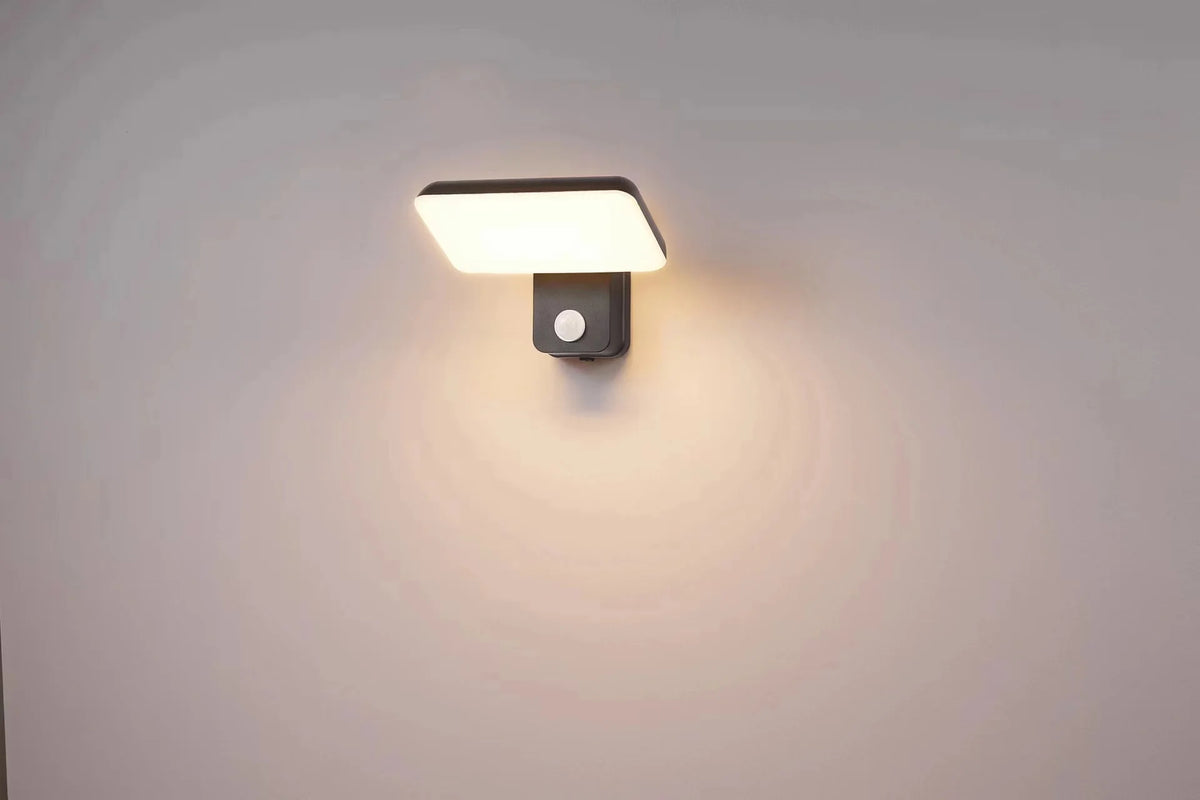 LED Outdoor Wall Lamp with Motion Sensor – Waterproof Light for Garden, Fence & Corridor.