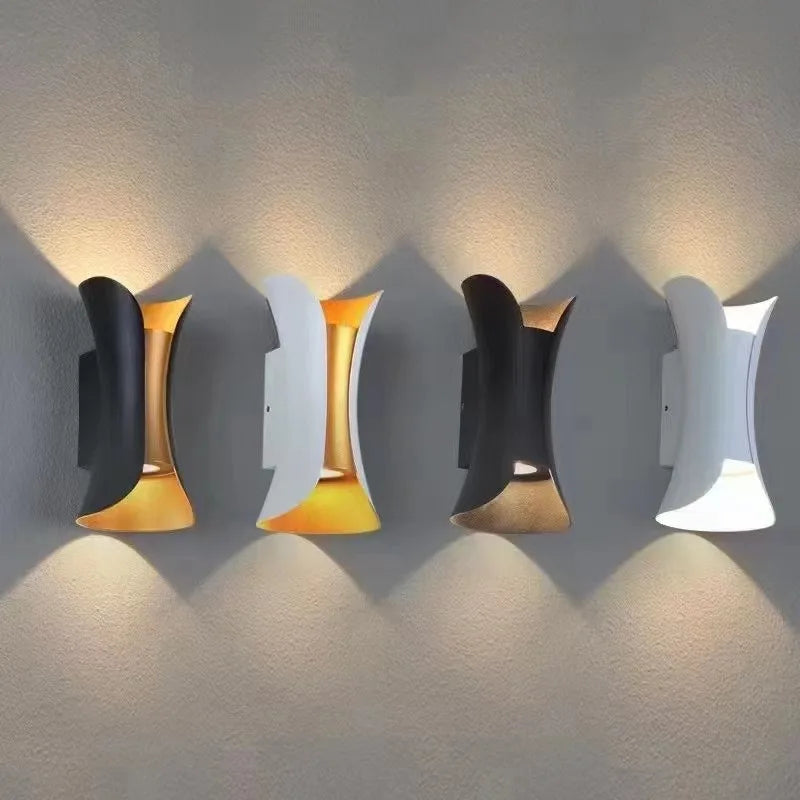 LED Wall Lamp Outdoor Indoor Adjustable Wall Sconce for outside.