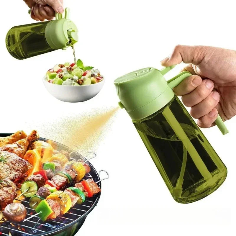 2-in-1 Oil Dispenser & Sprayer For Cooking