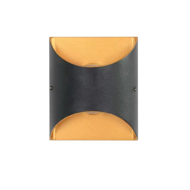Outdoor LED Wall Sconce - Waterproof Up & Down Wall Light for Balcony, Villa, Courtyard.