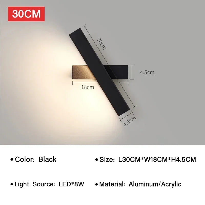 350° Rotatable Indoor LED Wall Sconce