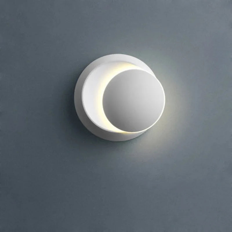 LED Modern Wall Lamp - 350° Rotatable Wall Sconce for Bedside, Corridor & Garden.