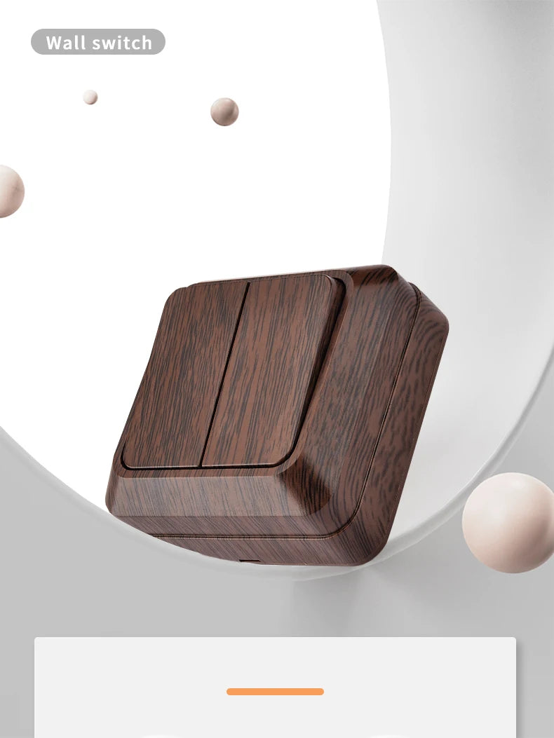 Classic 2-Gang Rocker Wall Light Switch | Ducent Decor.