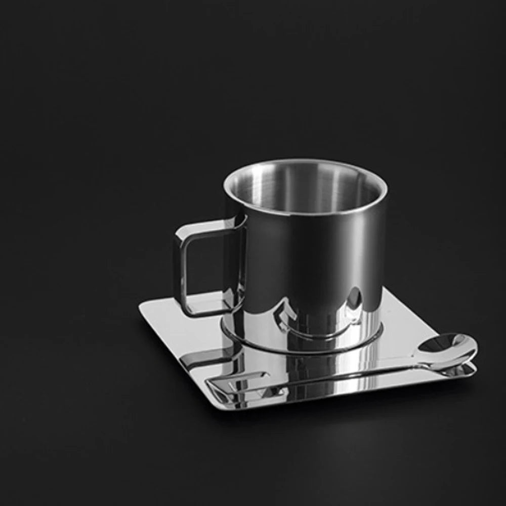 European Style Stainless Steel Coaster Set