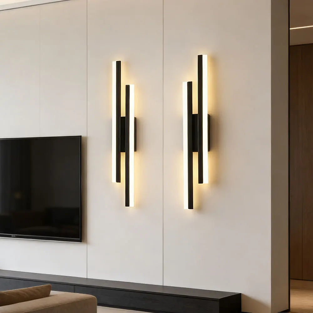 Modern LED Wall Lamp – Iron & Acrylic Sconce for Bedroom, Living Room, Hallway & Foyer.