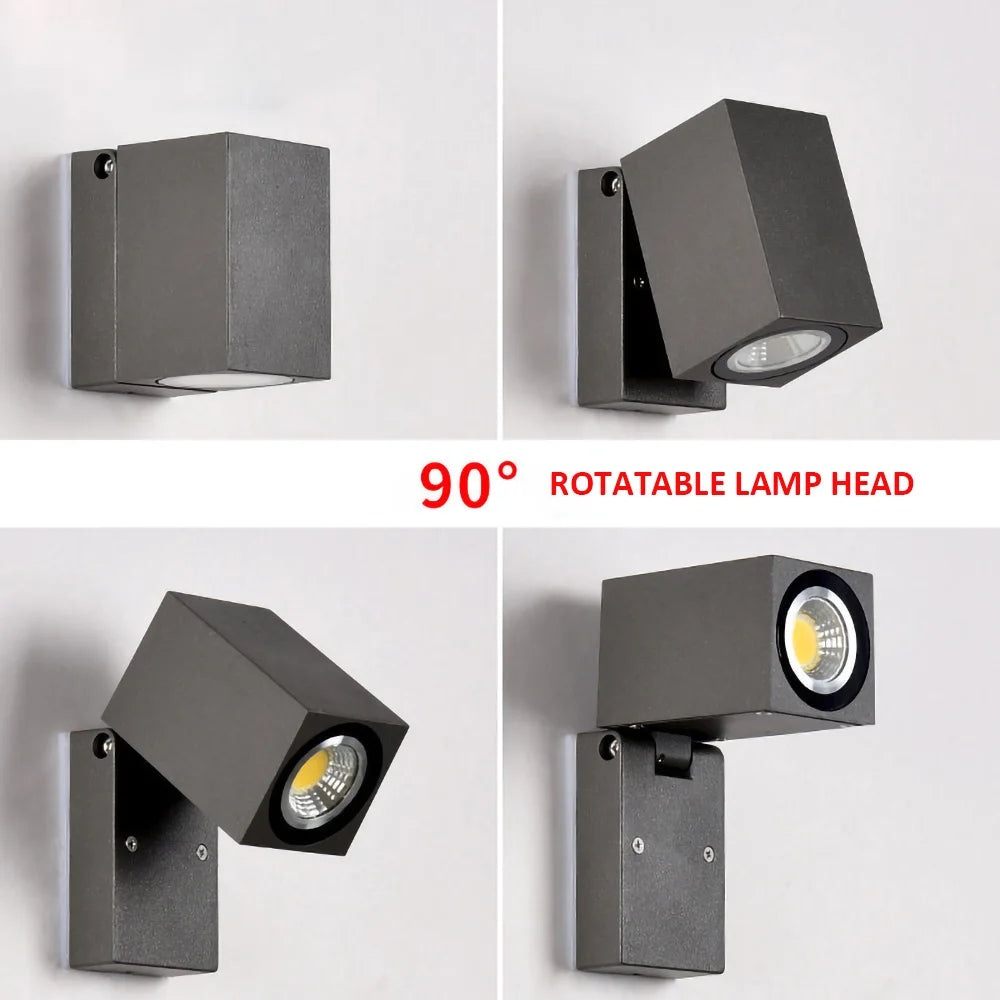 Outdoor Motion Sensor Wall Light – Waterproof LED Garden & Balcony Lamp.