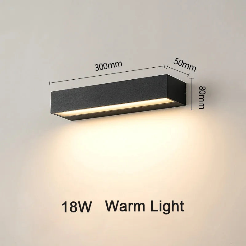 Outdoor Wall Light – Waterproof Exterior Sconce for Balcony, Porch, Yard & Garden Gate.