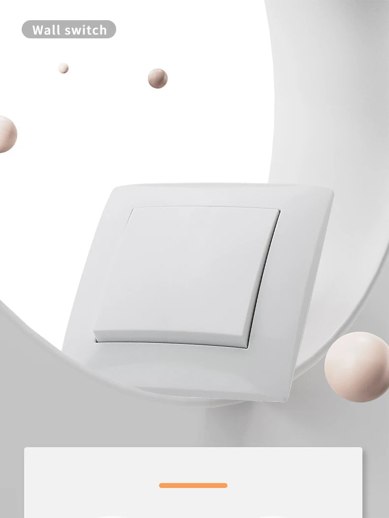 White Rocker Light Switch –  Flame Retardant | Ducent Decor.