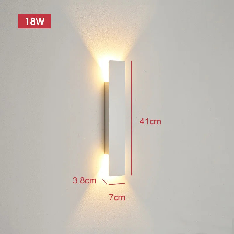 LED Outdoor Wall Lamp – Waterproof Up & Down Light for Courtyard, Corridor & Staircase