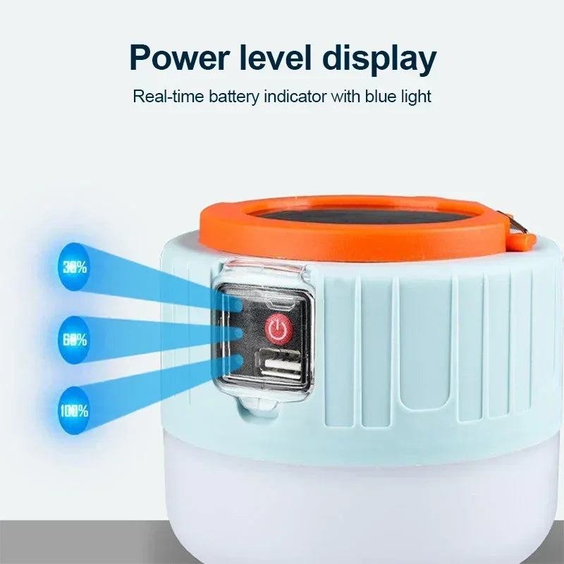 Camping Lantern with Remote Control - Rechargeable Power Bank
