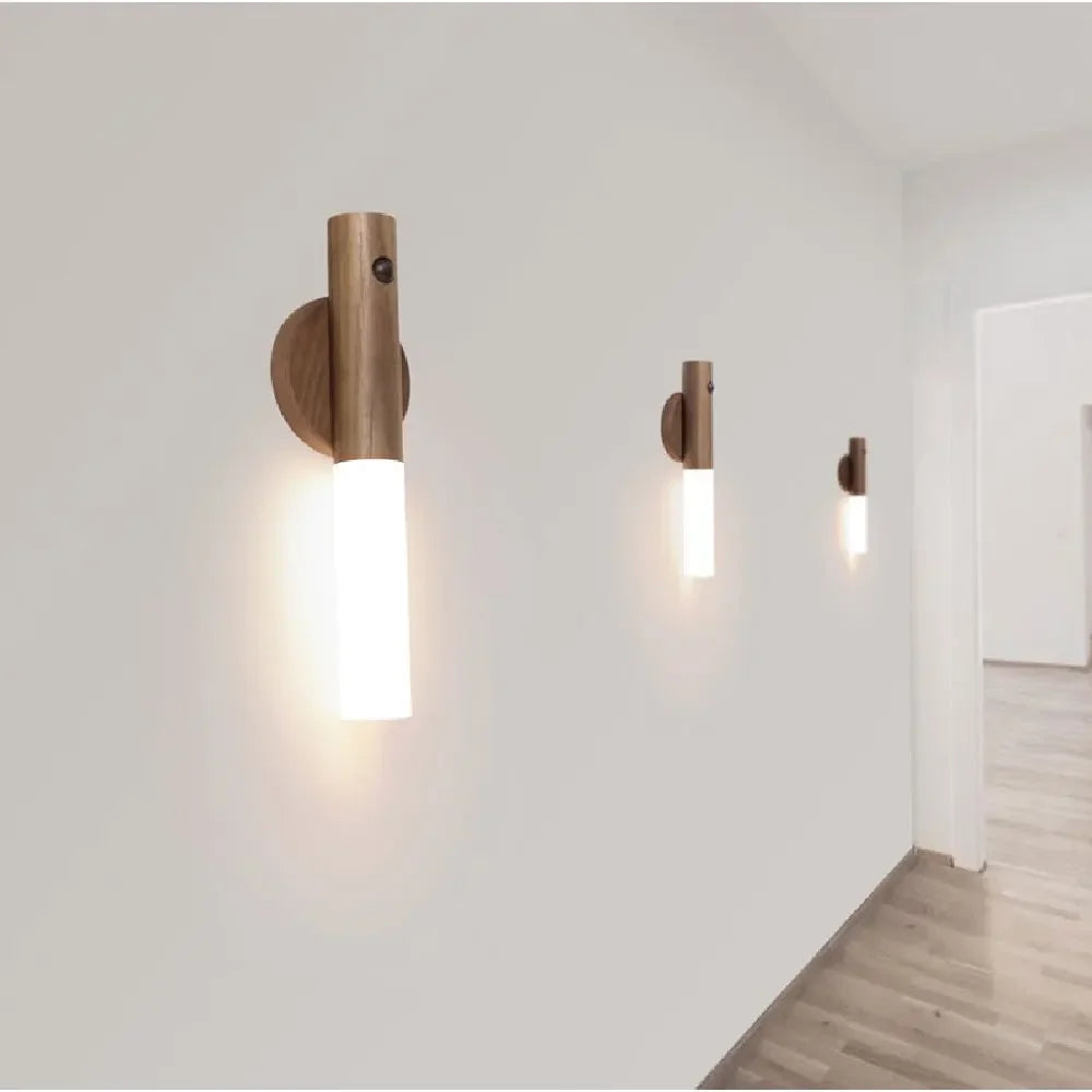 Magnetic Night Light | LED Wall Lamp for Bedside & Cabinet
