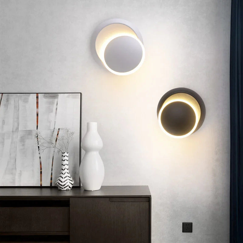 350° Rotatable LED Wall Lamp – Adjustable Reading Light for Bedroom, Stairs & Home and Office.