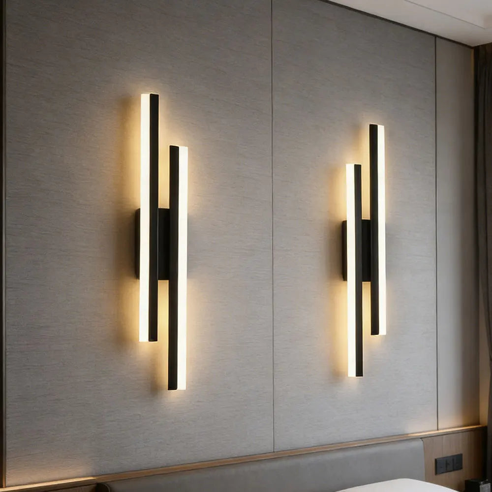 Modern LED Wall Lamp – Iron & Acrylic Sconce for Bedroom, Living Room, Hallway & Foyer.