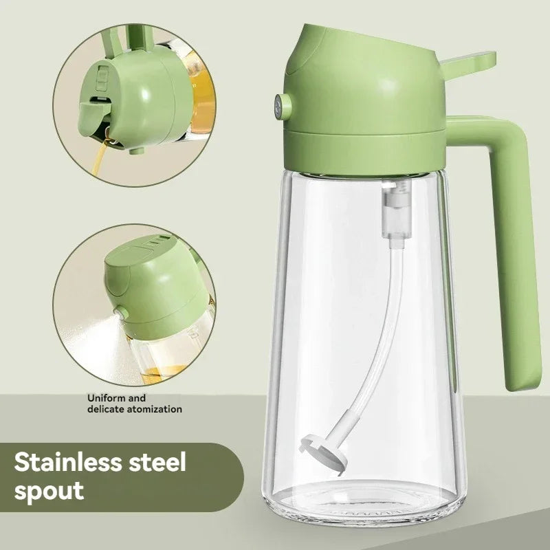 2-in-1 Oil Dispenser & Sprayer For Cooking
