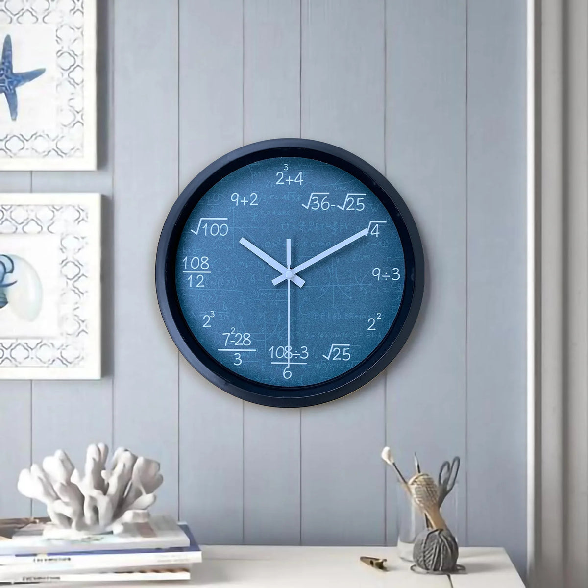 Mathematical Formula Design, Children's Educational Wall Clock
