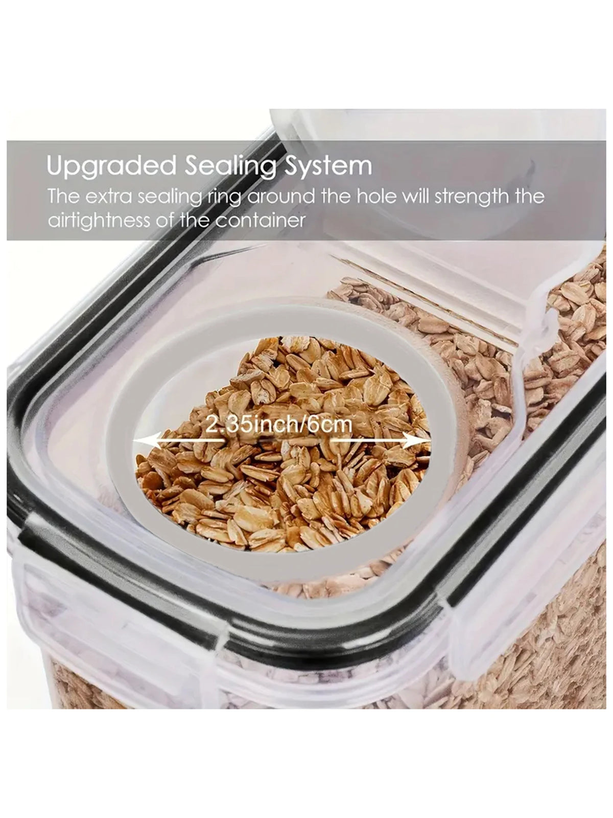 Food Storage Containers with Lids - 4pcs