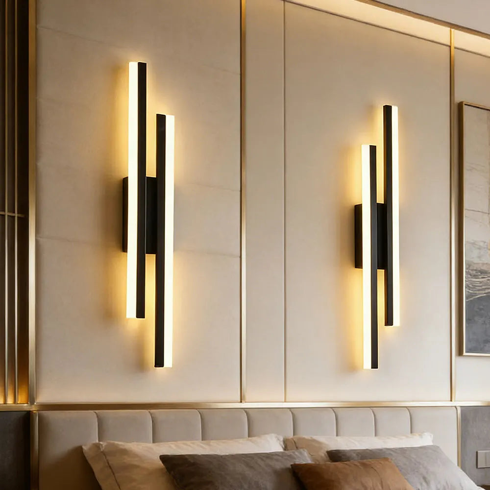 Modern LED Wall Lamp – Iron & Acrylic Sconce for Bedroom, Living Room, Hallway & Foyer.