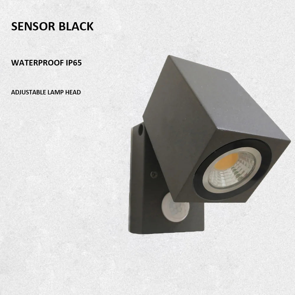 Outdoor Motion Sensor Wall Light – Waterproof LED Garden & Balcony Lamp.