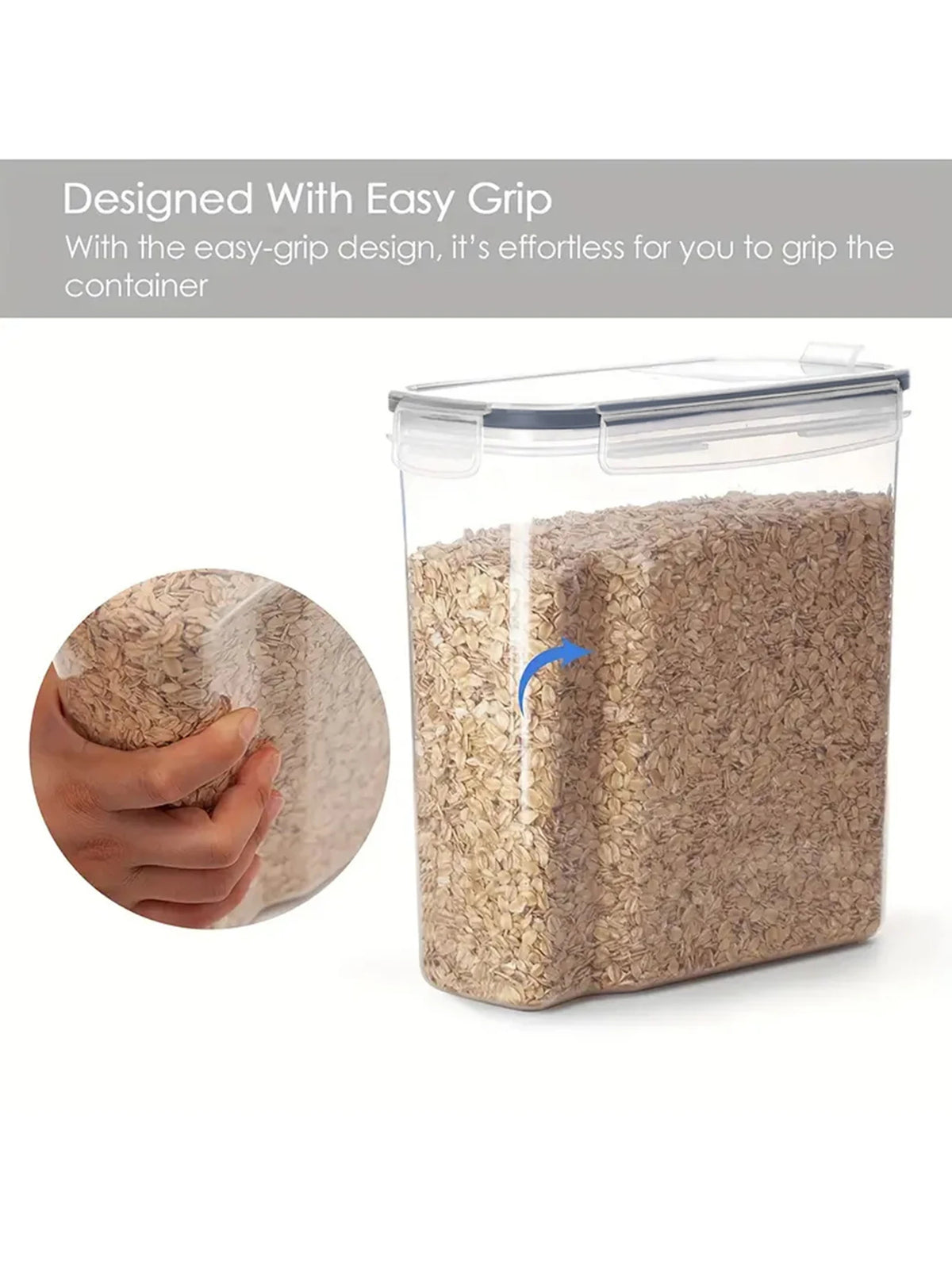 Food Storage Containers with Lids - 4pcs