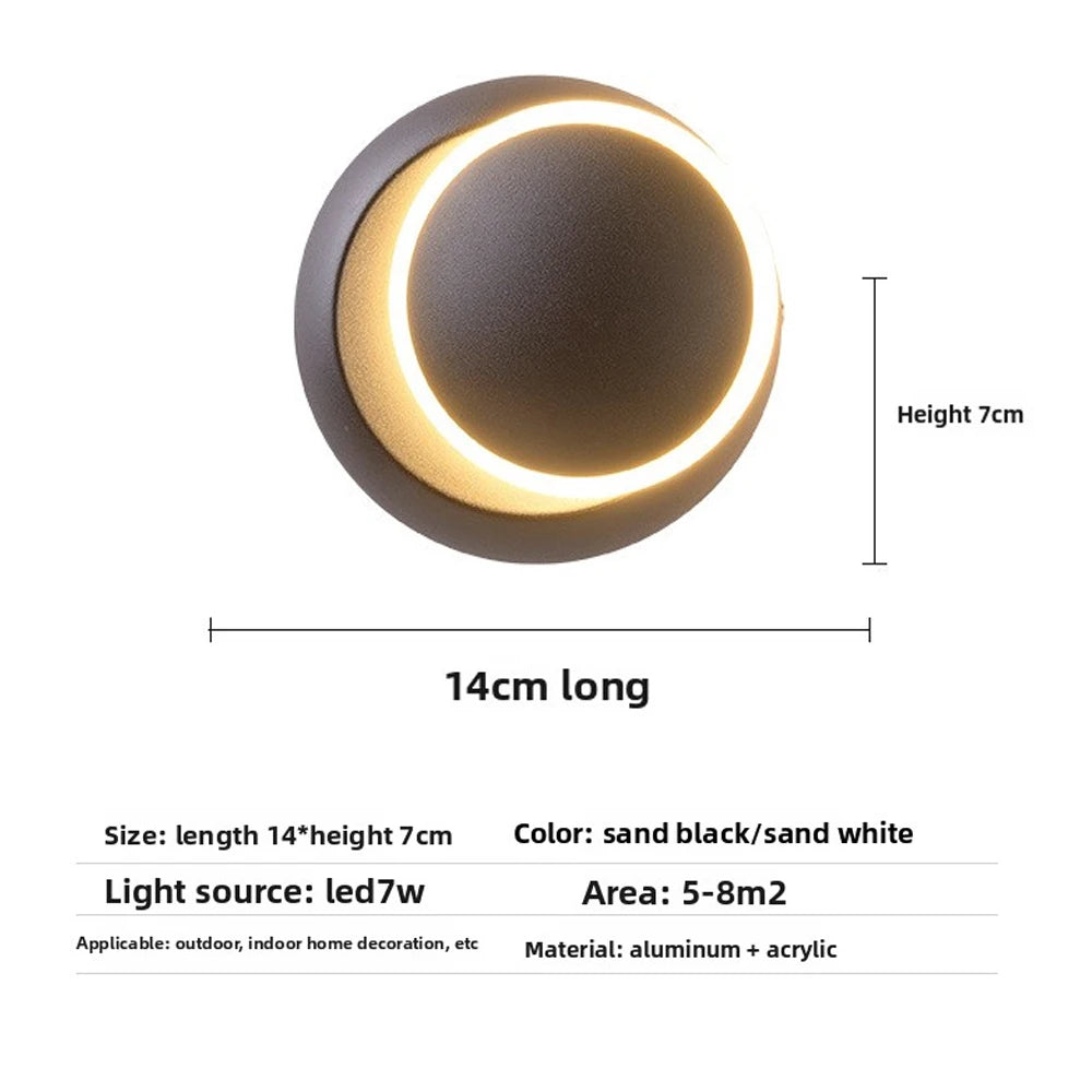 350° Rotatable LED Wall Lamp – Adjustable Reading Light for Bedroom, Stairs & Home and Office.