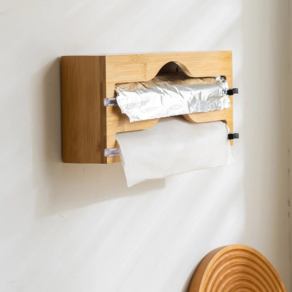 Foil & Cling Film Dispenser with Safe Slide Cutter