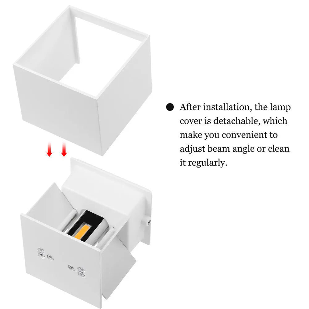 Outdoor Wall Light, Waterproof Nordic Wall Lamp for Garden, Balcony.