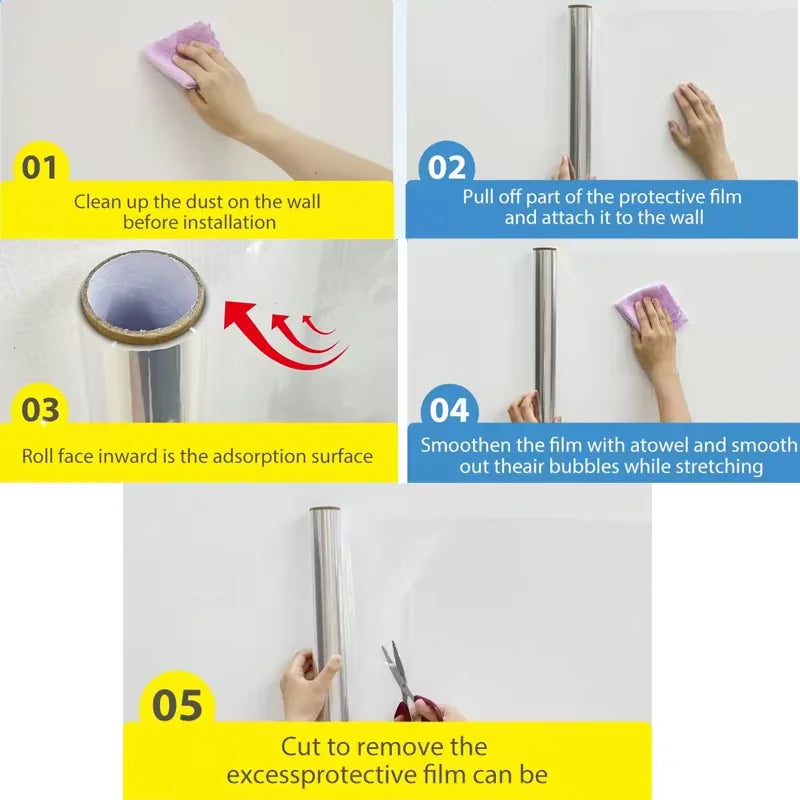 Waterproof Stain-Resistant Removable Transparent Wall Film