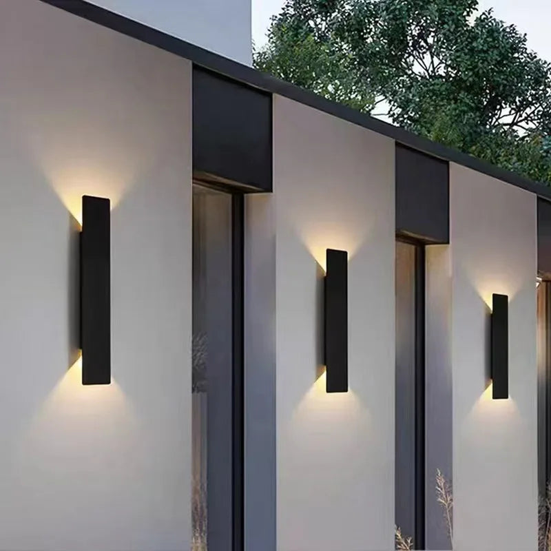 LED Outdoor Wall Lamp – Waterproof Up & Down Light for Courtyard, Corridor & Staircase