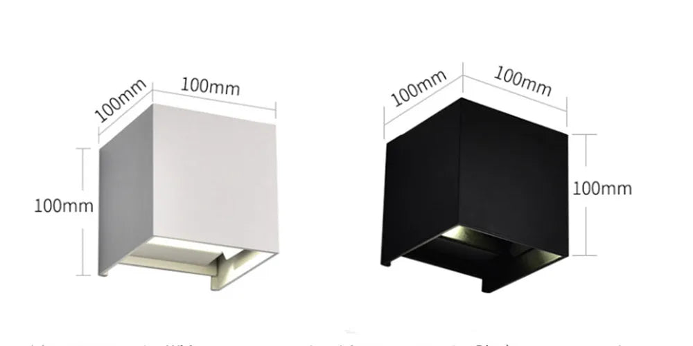 Outdoor Wall Light, Waterproof Nordic Wall Lamp for Garden, Balcony.