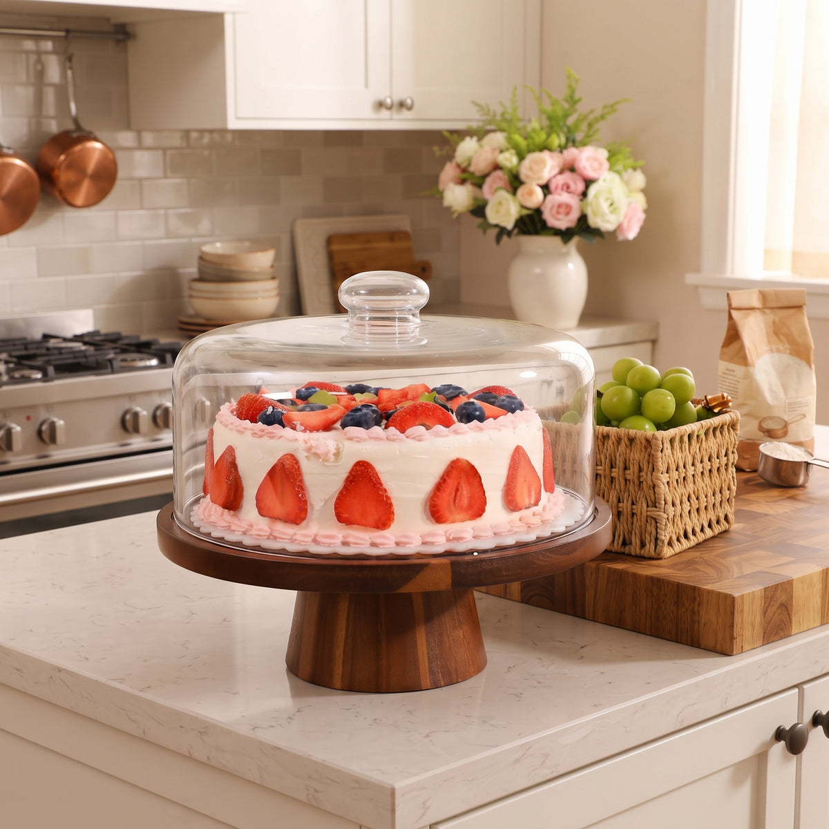 Dessert Display Holder with Cover