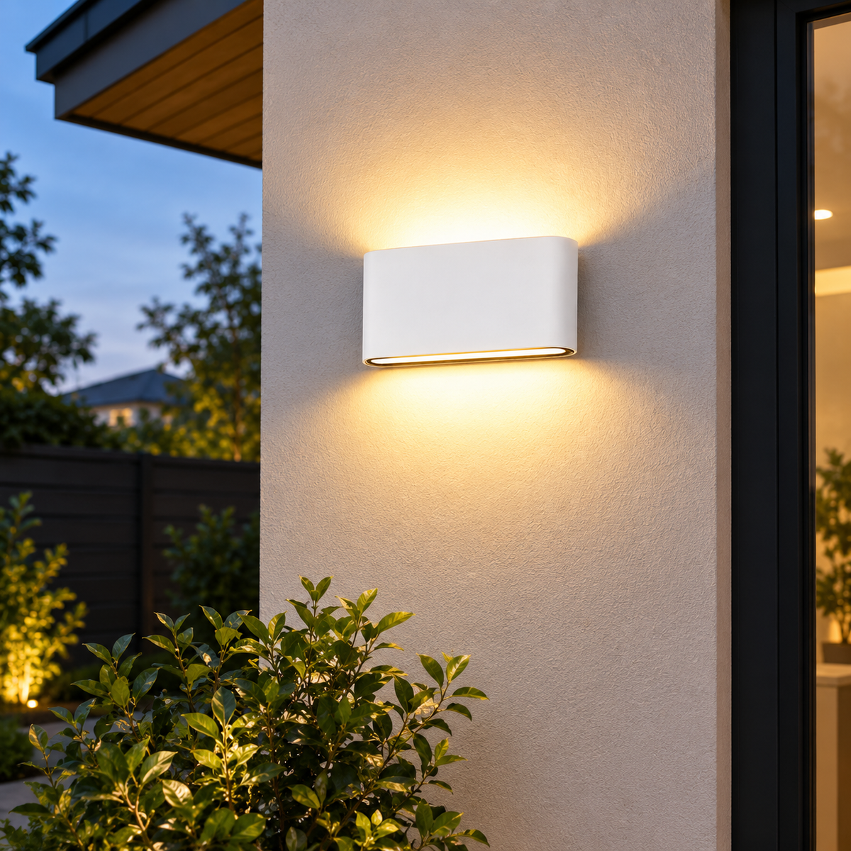 Outdoor LED Wall Lamp– Waterproof Aluminum Wall Light for Garden & Stairs.