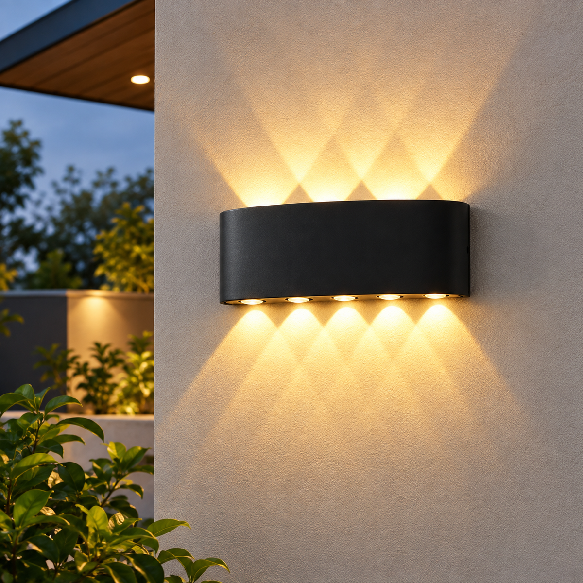 Modern LED Wall Sconce – Waterproof  Aluminium, Outdoor Wall Lamp.