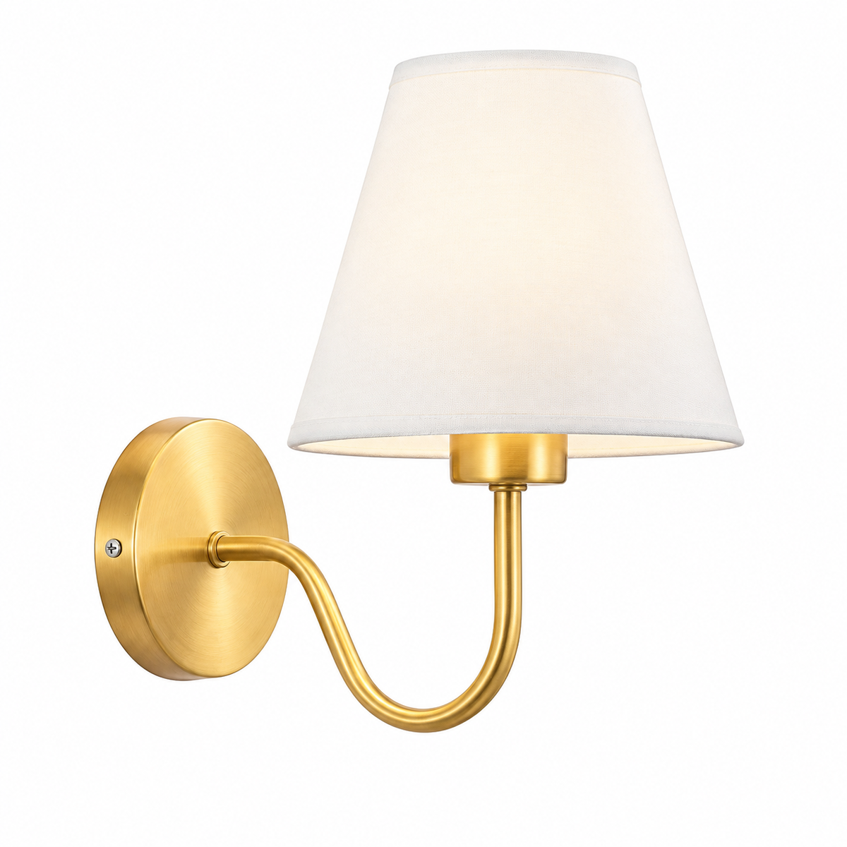 Modern Fabric Wall Lamp – Bedside Sconce for Bedroom, Hallway & Stairs.
