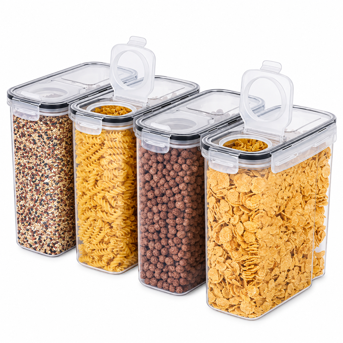 Food Storage Containers with Lids - 4pcs