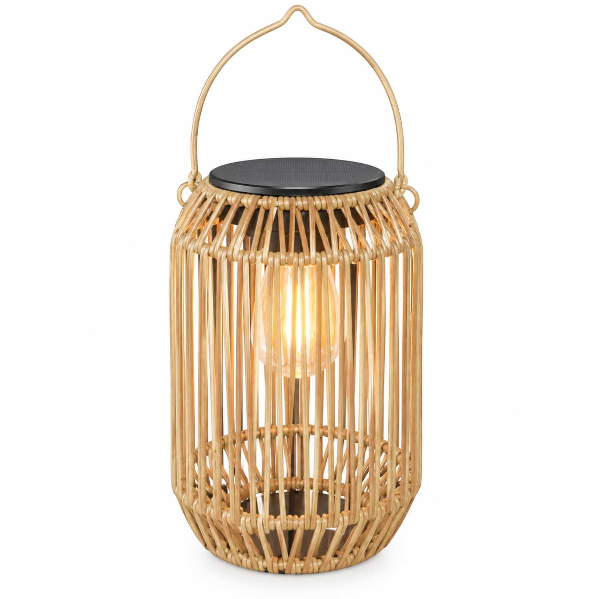 Boho Rattan Hanging Lights for Garden - LED Lighting