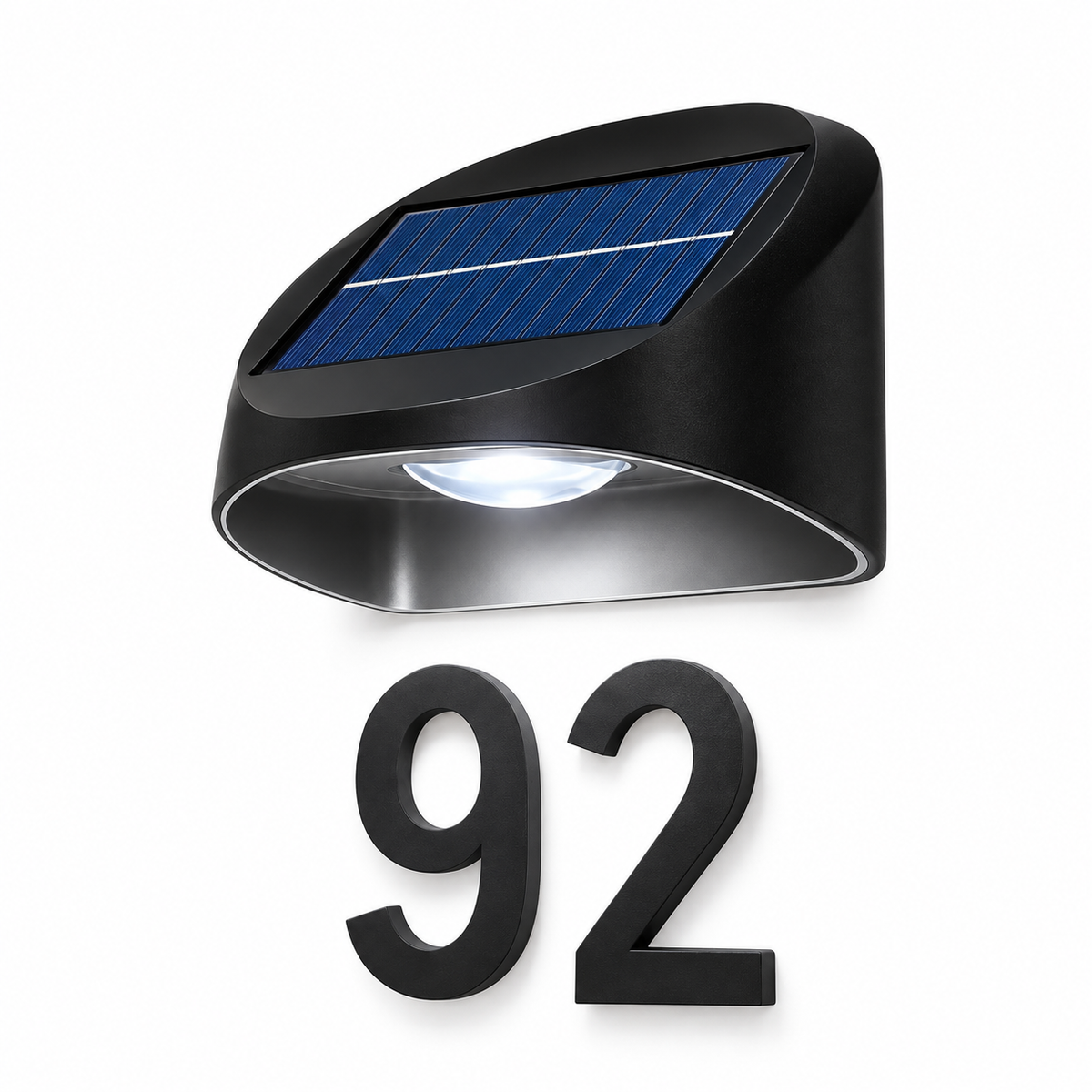 House Number Lamp with Auto On/Off RGB Color Changing
