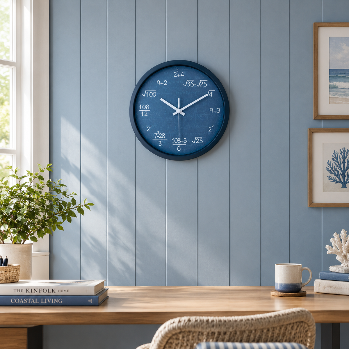 Mathematical Formula Design, Children's Educational Wall Clock