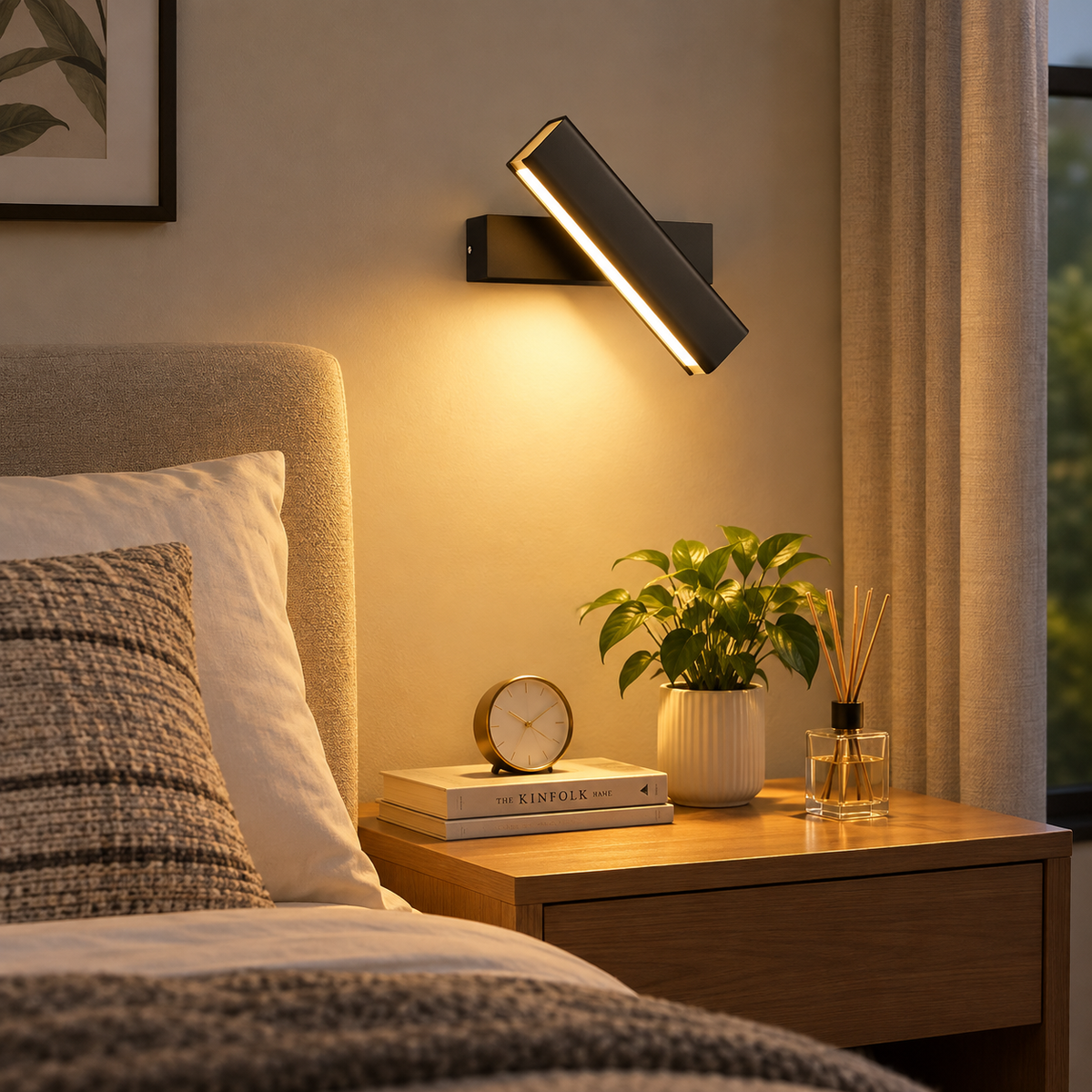 350° Rotatable Indoor LED Wall Sconce